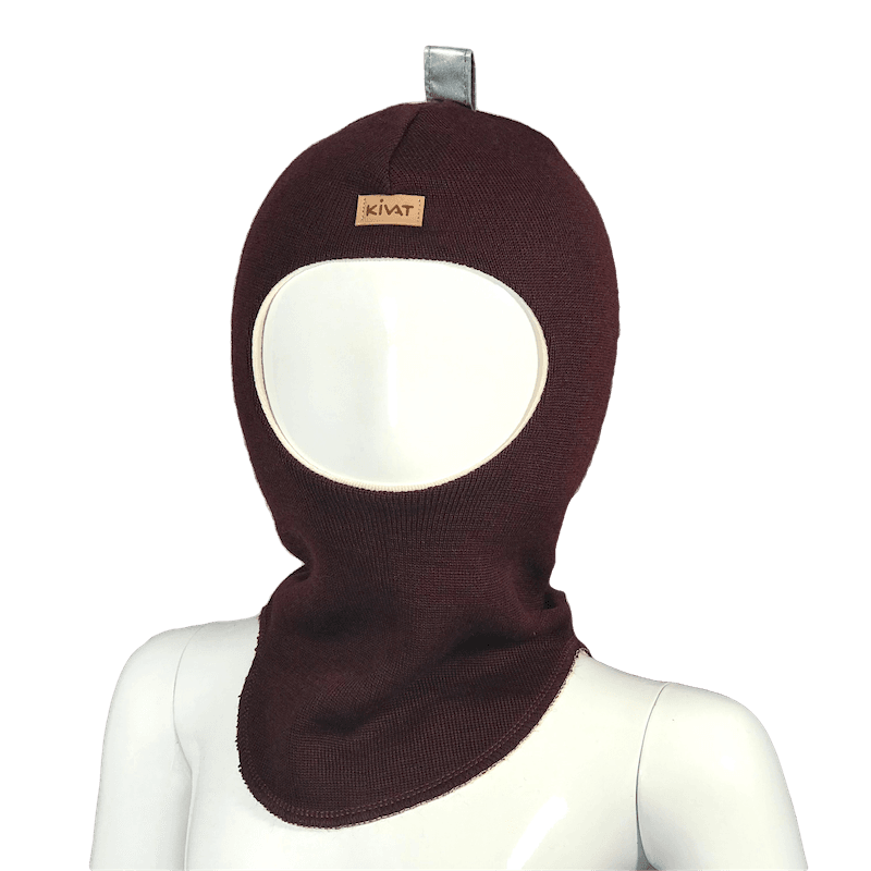 Kivat Vinter Balaclava uten dusk - Burgunder