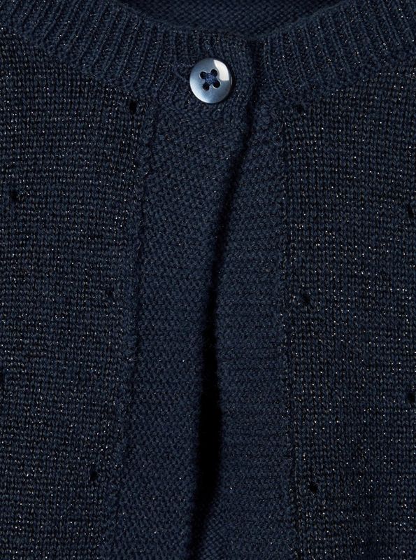 Nmfrigmor ls knit bolero - dark sapphire