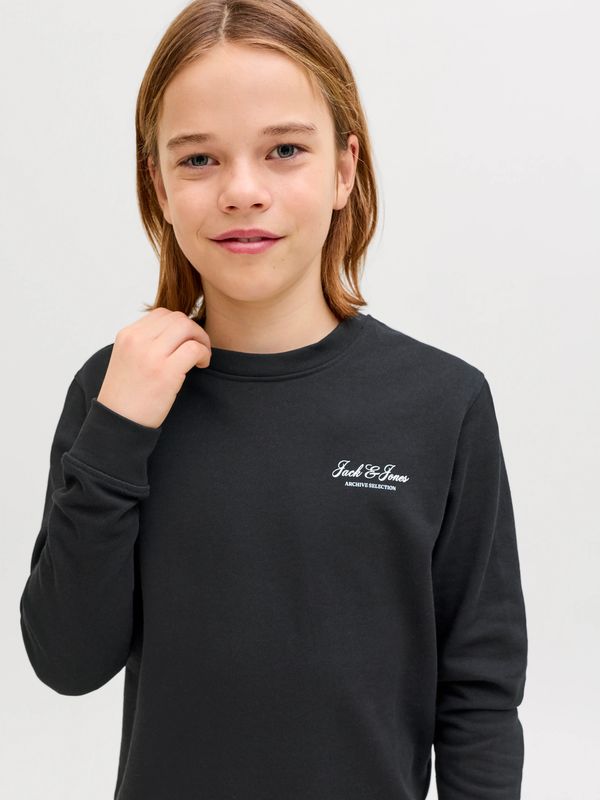 Jack & Jones Jr Archive Graphic Sweat - Black