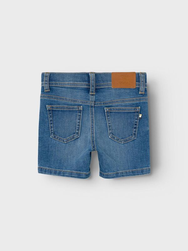NmmSilas slim dnm shorts - Medium Blue Denim
