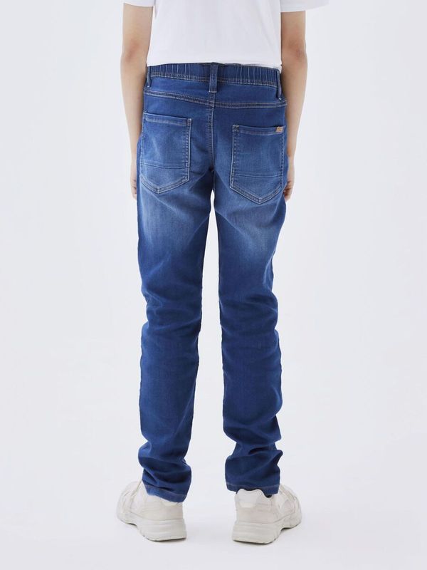 NkmRyan slim swe jeans - Dark Blue Denim