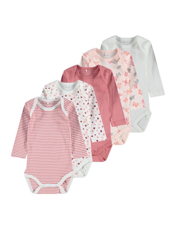 NbfBody 5pk ls - Dusty Rose
