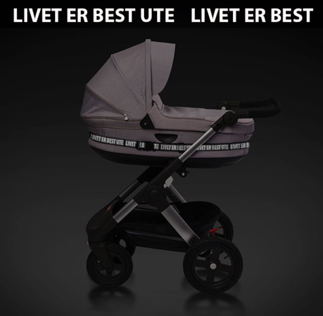 Hovedbilde Tinkafu Refleksstropp Livet er best ute  - Sort