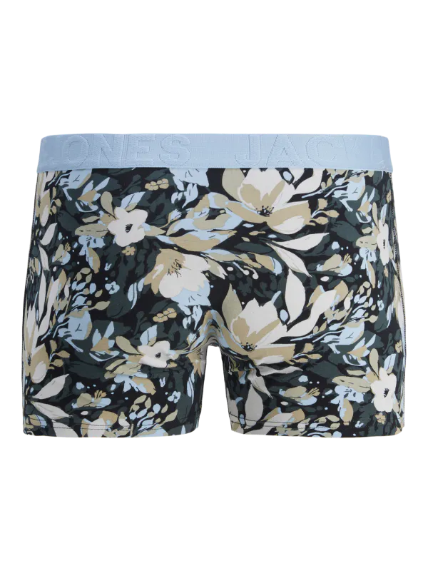 JacJonah flower trunks 3 pack - Forest Night/Glacier