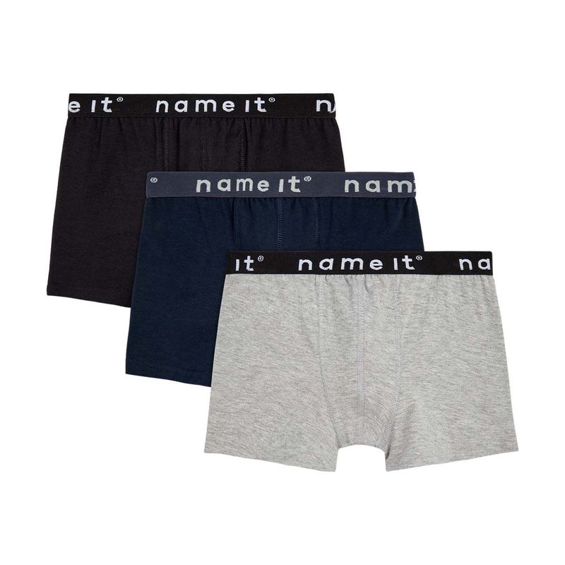 Name It Boxer 3pk - Black/Grey