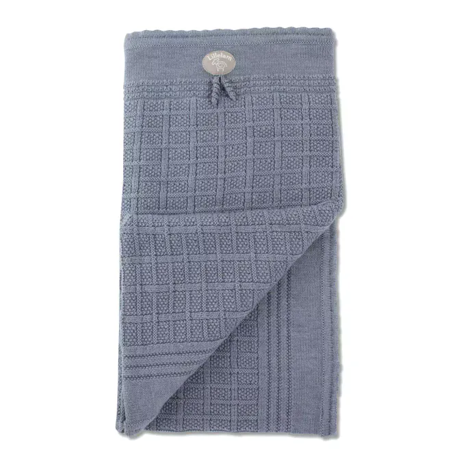 Hovedbilde Lillelam Pledd Classic - Mellomblå