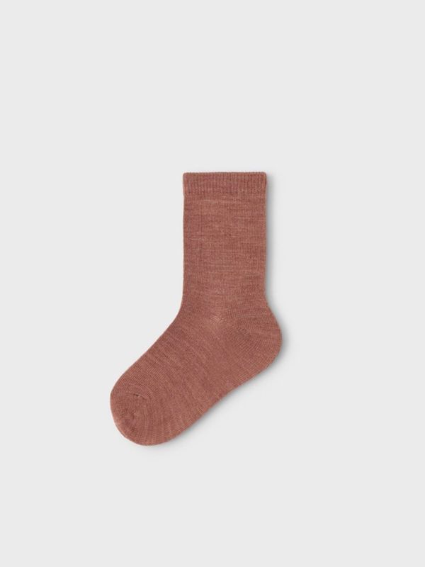 NmfWak Wool 4-pack Sock - Cognac