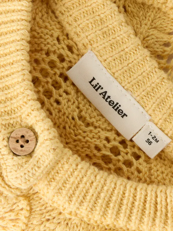 Lil’Atelier Fea Knit Cardigan - Sahara Sun