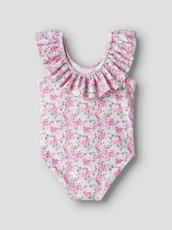Name It Zolea Swimsuit - Bright White/Flowers