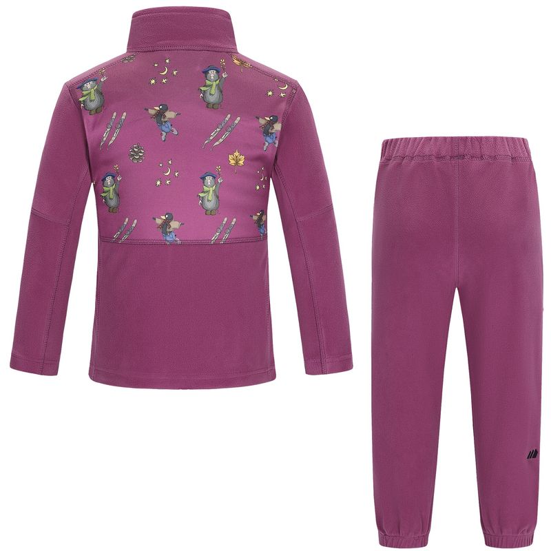 Skogstad Flåklypa Alvdal microfleece sett - Violet Quartz