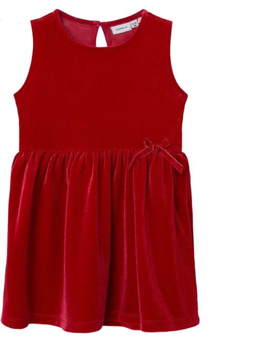 Hovedbilde NmfRevel Velour Dress - Jesteer Red