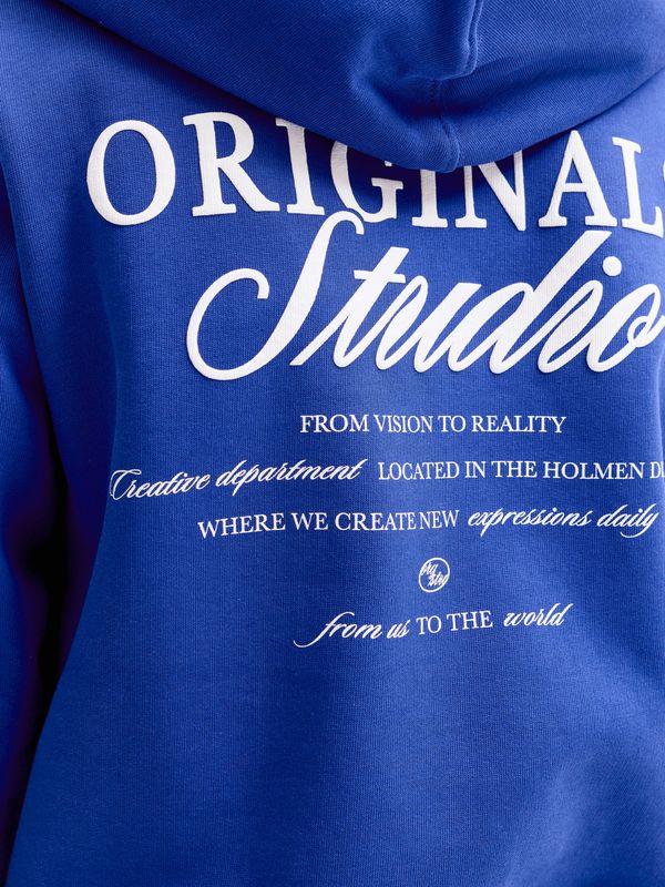 Jack & Jones Norrebro Sweat Hood - Bluing