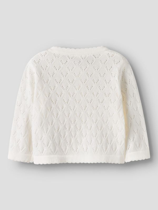 Name It Desina Short Knit Cardigan - Cloud Dancer