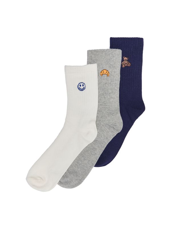 Kids Only KogIne 3-pk Socks - Cloud Dancer