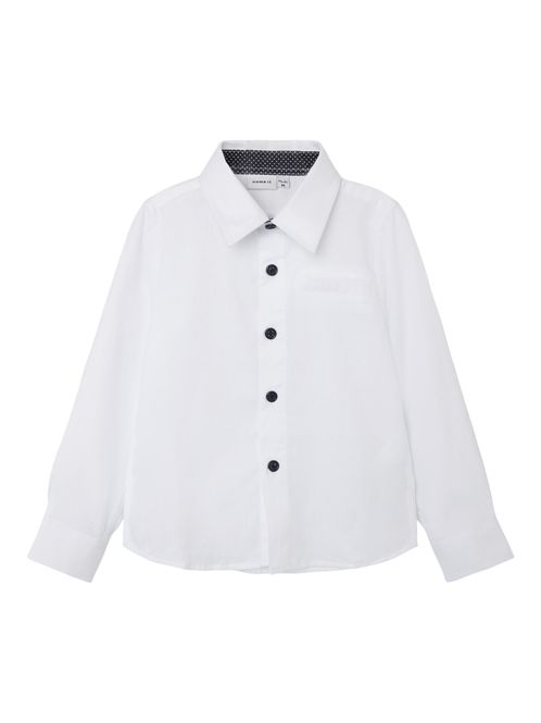 Hovedbilde NmmFeshirt ls shirt - Bright White