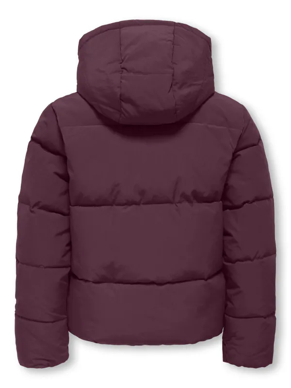 KogDolly Puffer Jacket - Mauve Wine 