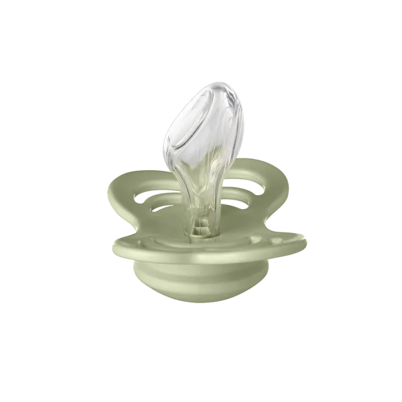 BIBS Couture 2-pk Silicone - Ivory/Sage 