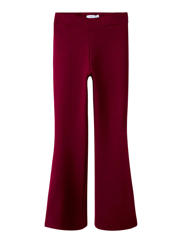 NkfFrikkali Bootcut Pant - Burgundy