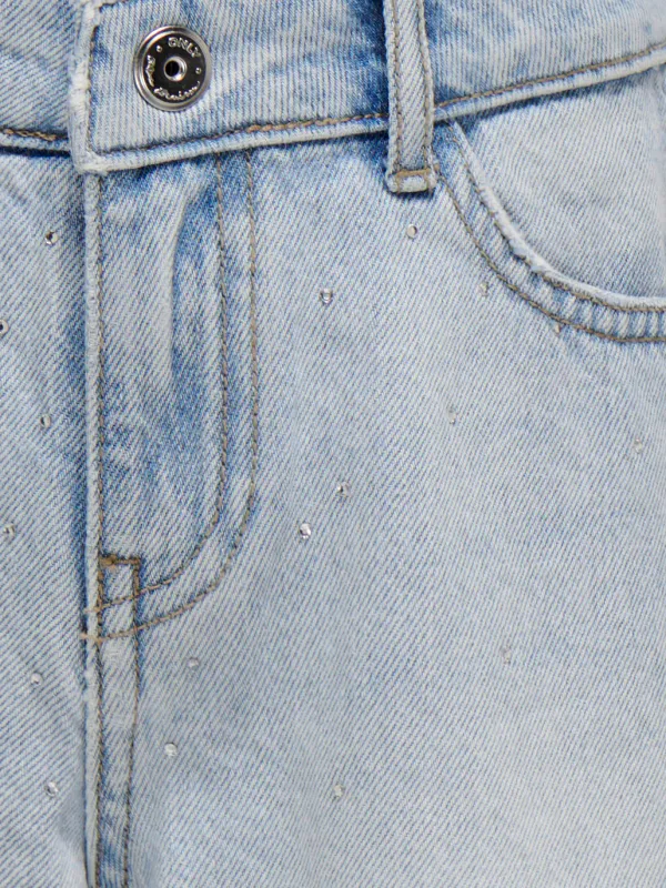 KogPacy rhinestone dnm shorts - Light Blue Denim