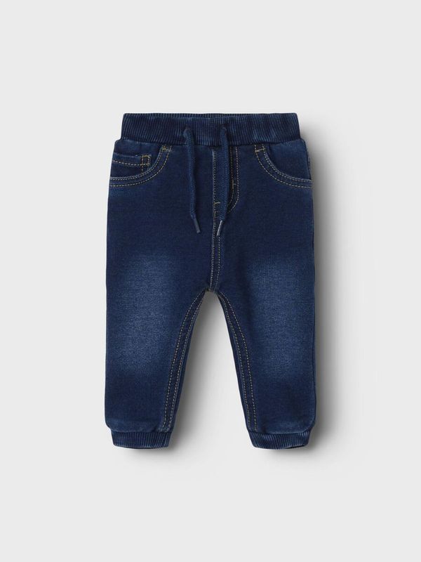Name It Ben Sweat Jeans - Dark Blue Denim