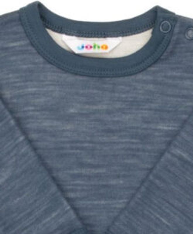 Joha ull/bambus trøye - Dark denim