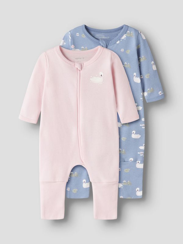 Name It Nightsuit 2P zip Swan