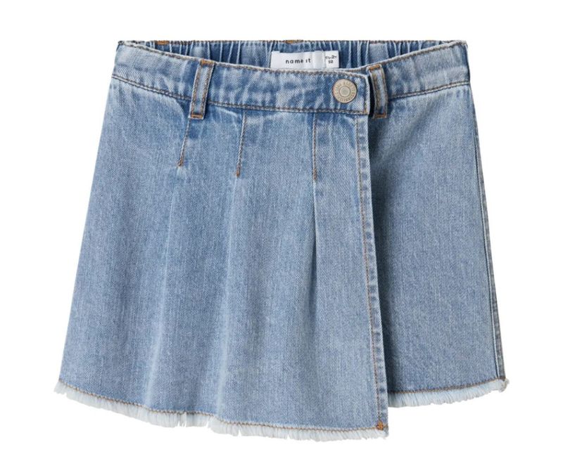 NmfHanna Denim Skort - Medium Blue