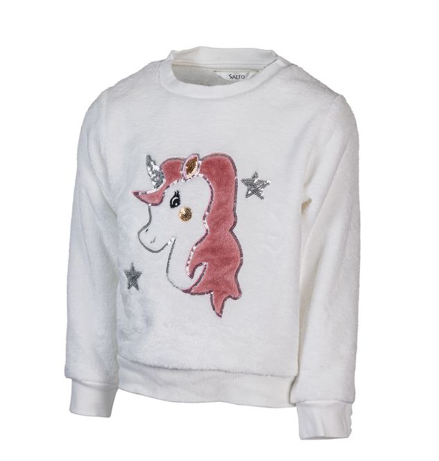 Hovedbilde Genser Aurora . Hvit