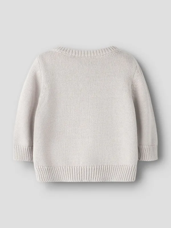 NbfToana ls Knit cardigan - Lilac Marble 