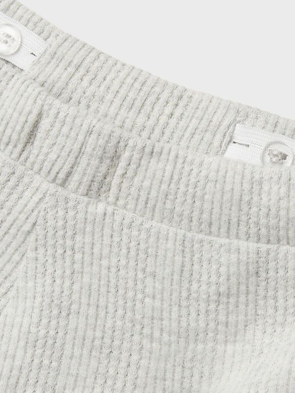 NkfTulpu wide pant - Light Grey Melange