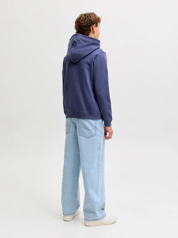 Jack & Jones Jr Norrebro Sweat Hood - Crown Blue