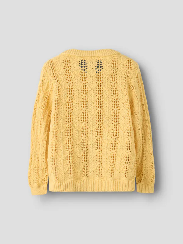 Lil’Atelier Fea Knit Cardigan - Sahara Sun