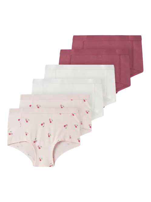 Hovedbilde Name It Hipster 6 pk - Mauve Morn/Cherry