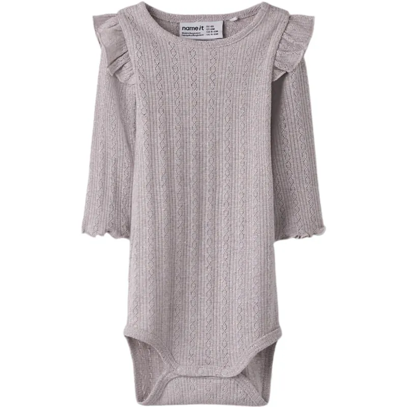 NbfBlitta ls Body - Lilac Marble / Melange