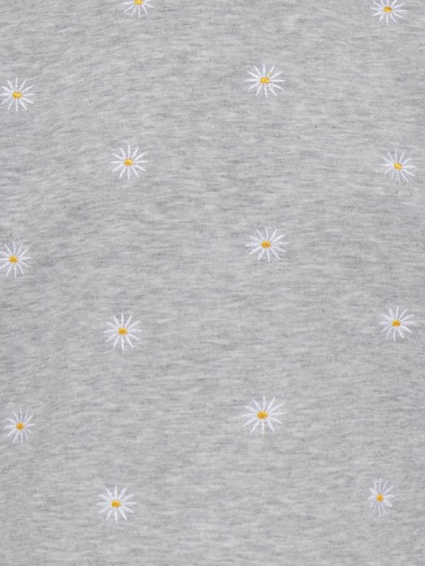 Kids Only Luna 3/4 Sweat - Light Grey Melange Small Ditzy Cloud