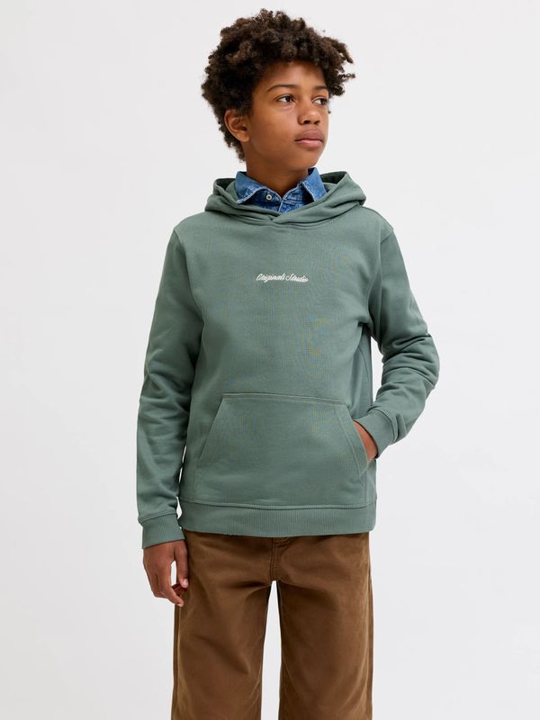 Jack & Jones Jr Norrebro Sweat Hood - Laurel Wreath