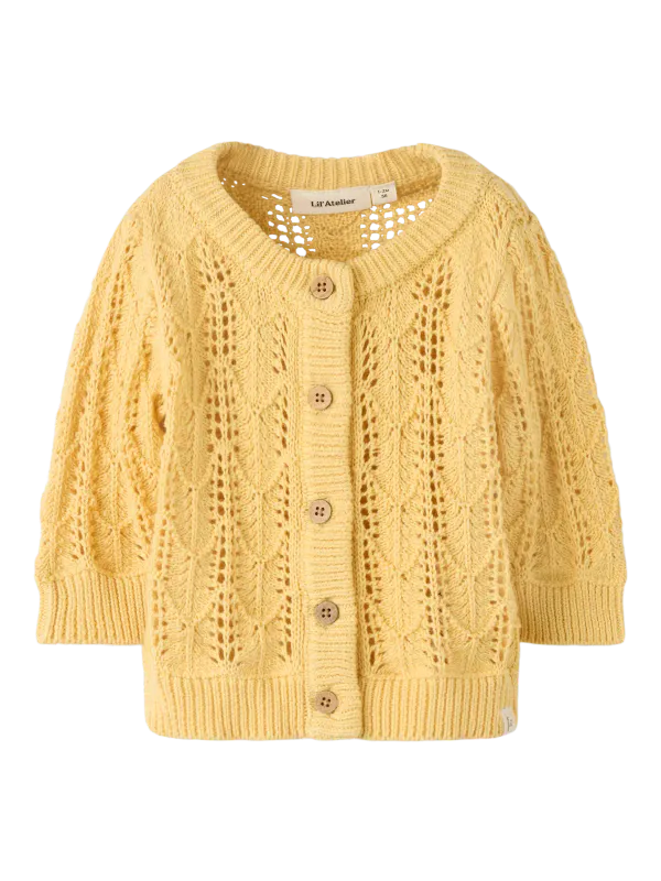 Lil’Atelier Fea Knit Cardigan - Sahara Sun