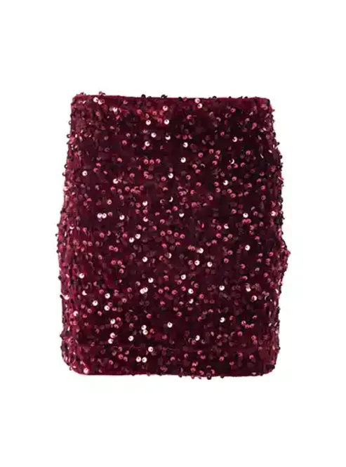 Hovedbilde Lyria paljett skjørt - Rød