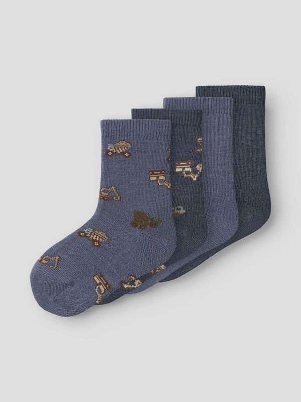 NmmWak wo/bl 4p sock - Gray/2xFolkston